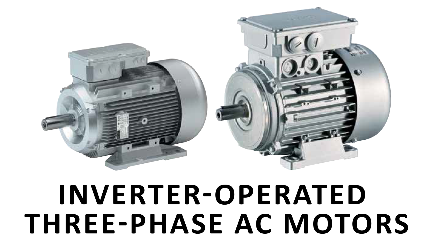 Inverter-operated three-phase AC motors