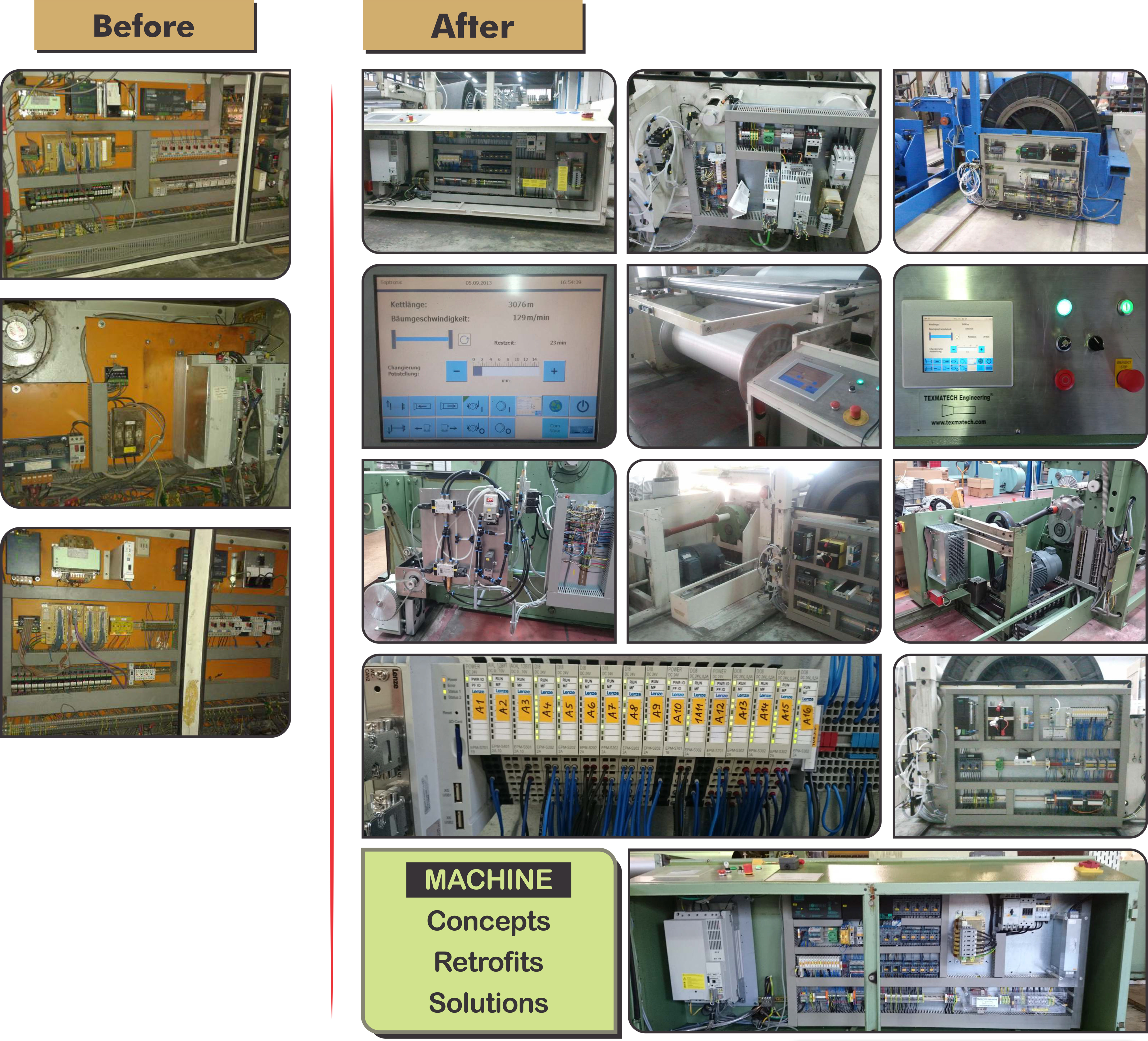 Sectional Warper Machine Modernisation